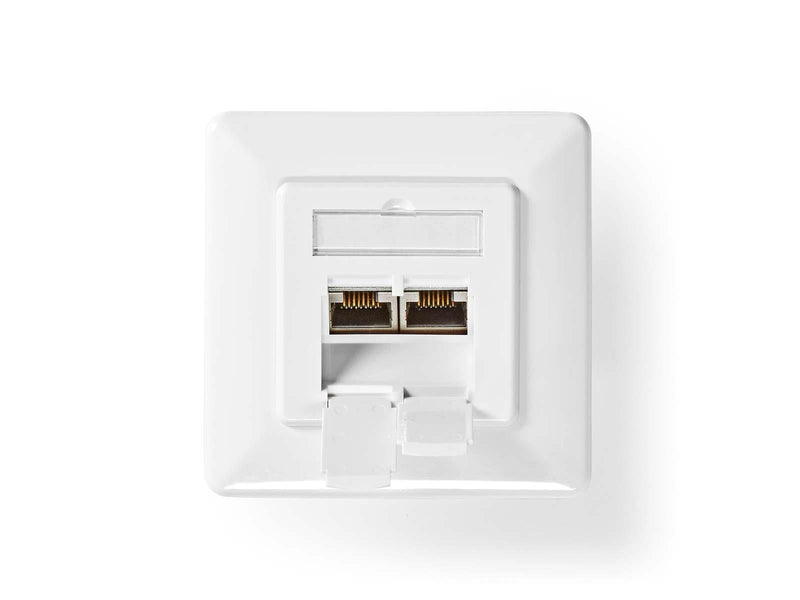 Nedis Network Wall Box | In-Wall | 2 port(s) | CAT7