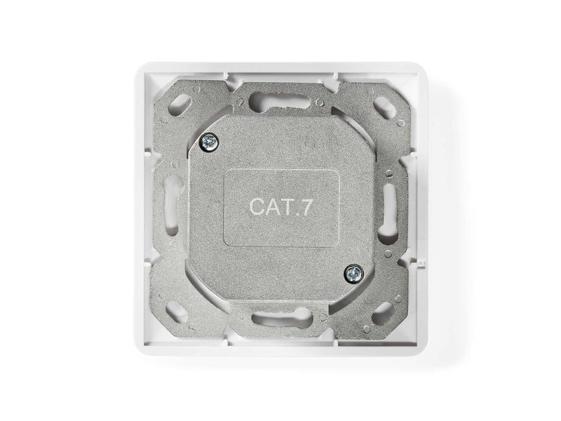Nedis Network Wall Box | In-Wall | 2 port(s) | CAT7