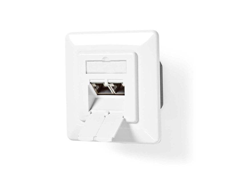 Nedis Network Wall Box | In-Wall | 2 port(s) | CAT7