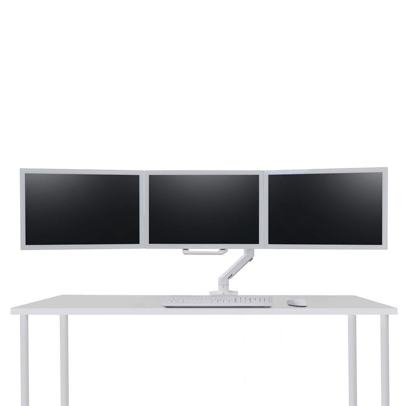 Ergotron HX Tripel Monitorbogen Kit für Erweiterung auf drei Monitore bis 60,96 cm 24 Zoll weiß
