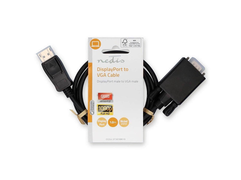 Nedis CCGL37301BK10 video cable adapter