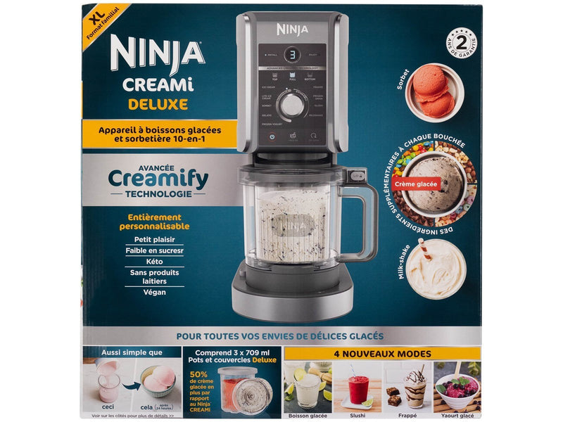 Ninja Eismaschine Creami Deluxe NC501EU - ice cream maker - black / silver