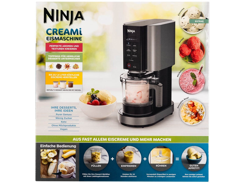 Ninja Eismaschine Eismaschine Creami NC300EU - Schwarz / Silber
