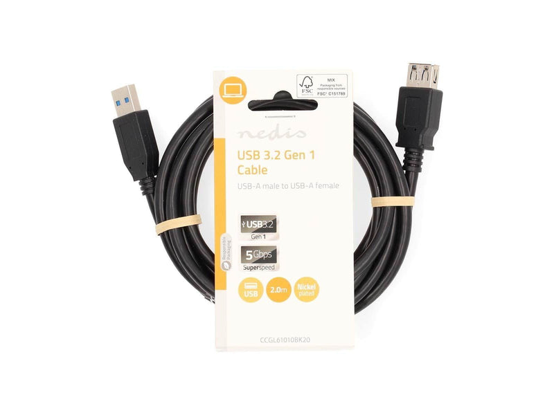 Nedis CCGL61010BK20 USB cable