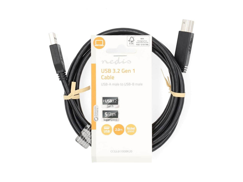 Nedis CCGL61100BK20 USB cable