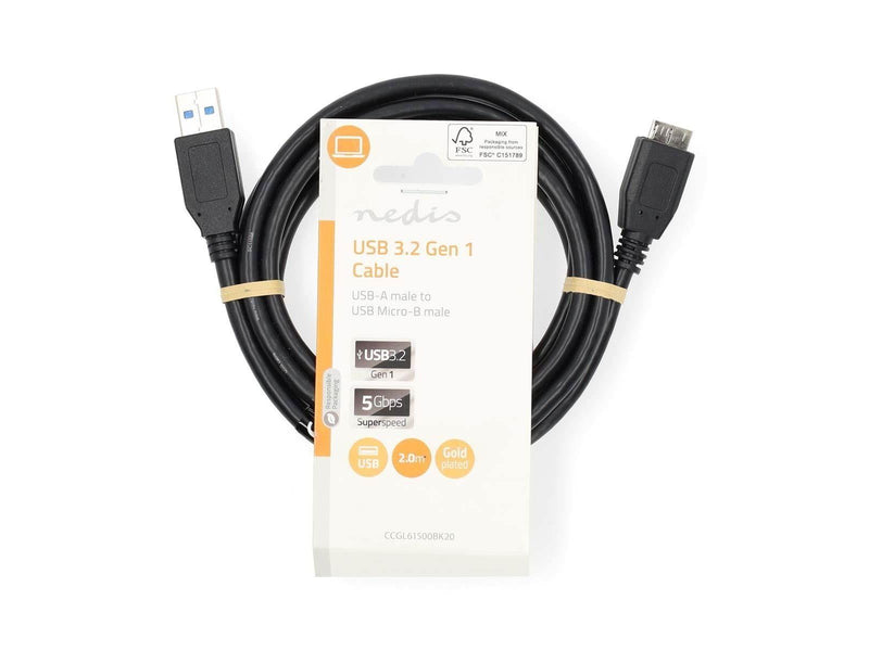 Nedis CCGL61500BK20 USB cable