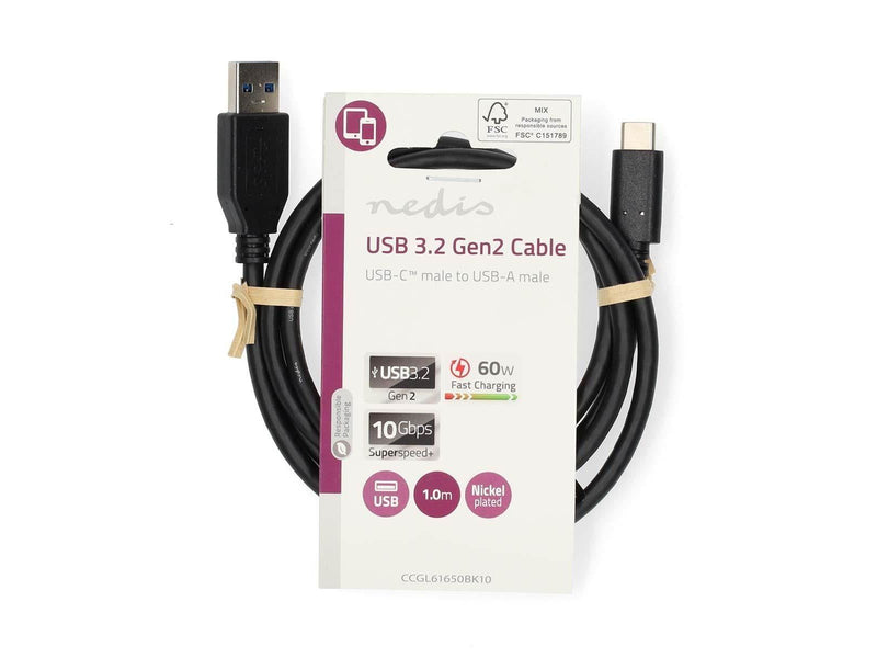 Nedis CCGL61650BK10 USB cable