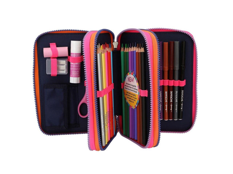 Topmodel - Triple Pencil Case NIGHT LIGHT ( 0412597 )