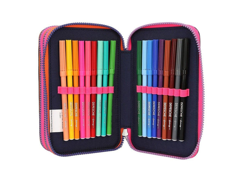Topmodel - Triple Pencil Case NIGHT LIGHT ( 0412597 )