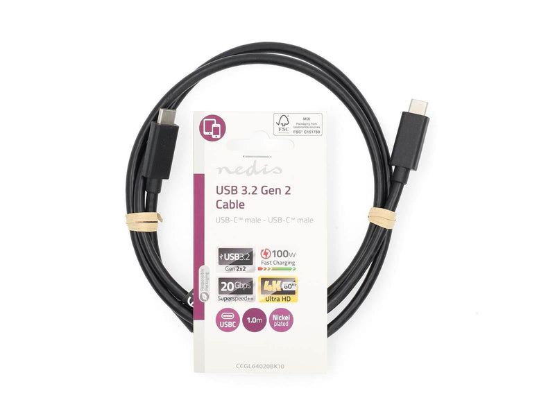 Nedis CCGL64020BK10 USB cable