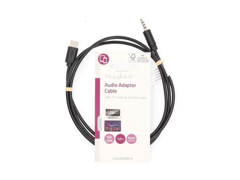 Nedis USB-C Adapter | USB 2.0 | USB-C™ Male | 3.5 mm Male