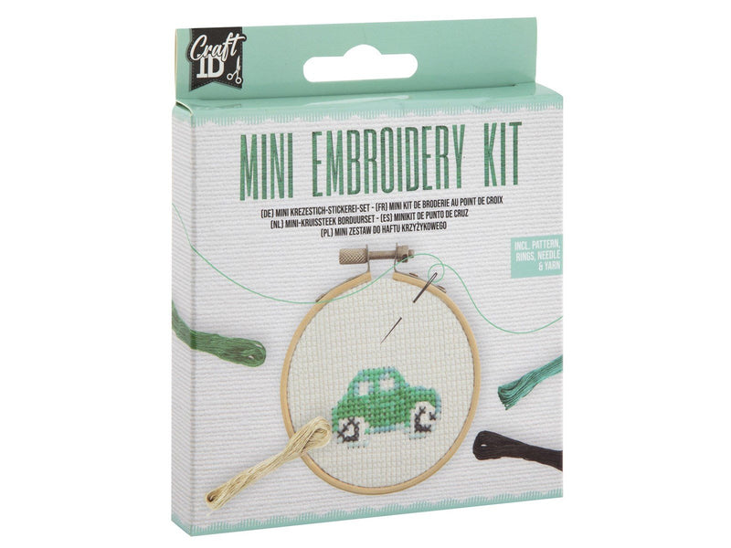 Creative Craft Group Craft ID - Mini embroidery kit - Car (CR1712)