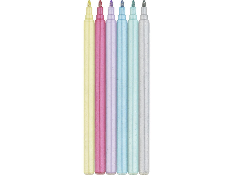 Faber Castell Faber-Castell - Felt-tip pen unicorn 18+6 + stickers (554221)