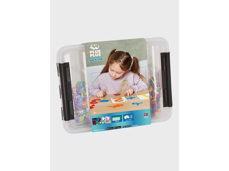 Plus-Plus - ABC & 123 Storage Box / 2000 pcs
