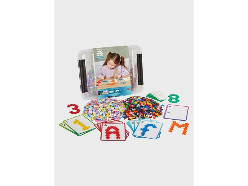 Plus-Plus - ABC & 123 Storage Box / 2000 pcs