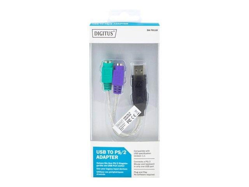 DIGITUS USB to PS/2 Adaptor