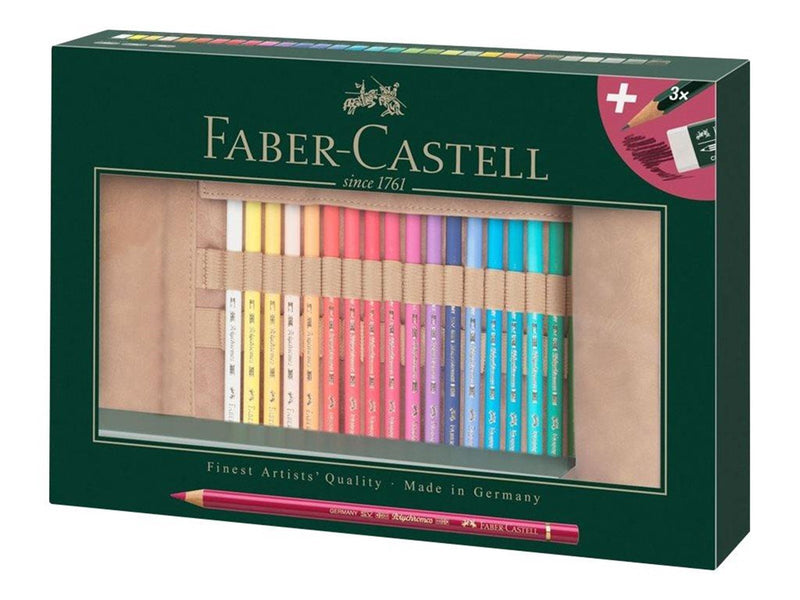 Faber Castell Faber-Castell - Polychromos Colour pencil 30 ct pen. roll (110030)