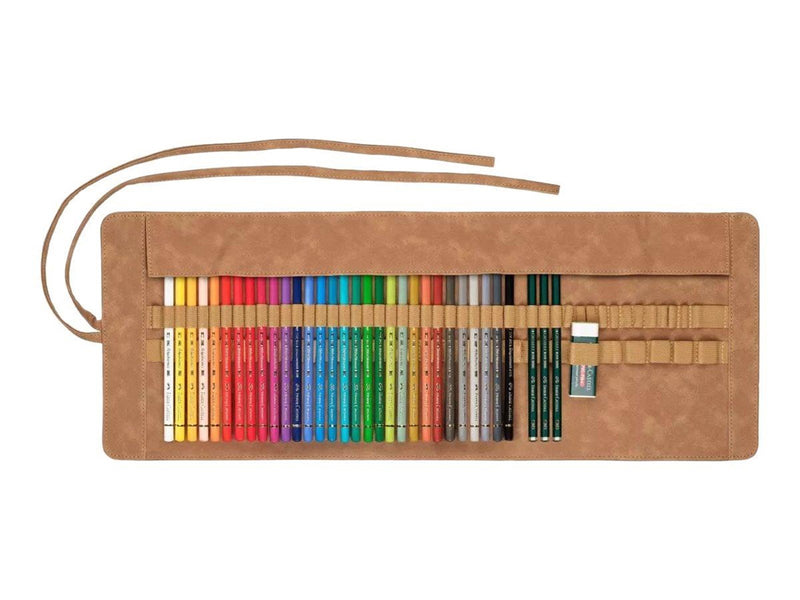 Faber Castell Faber-Castell - Polychromos Colour pencil 30 ct pen. roll (110030)