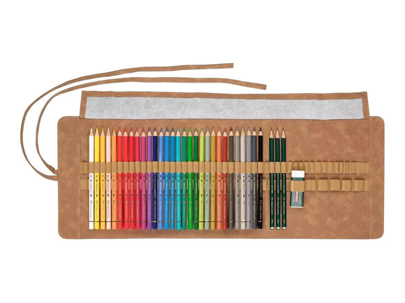 Faber Castell Faber-Castell - Polychromos Colour pencil 30 ct pen. roll (110030)