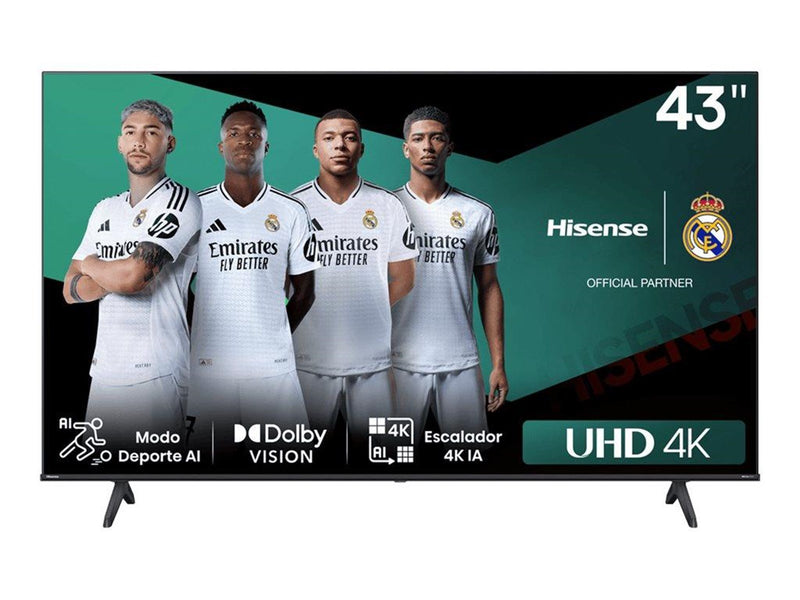 Hisense 43" Flachbild TV LED 4K 43E6NT TV