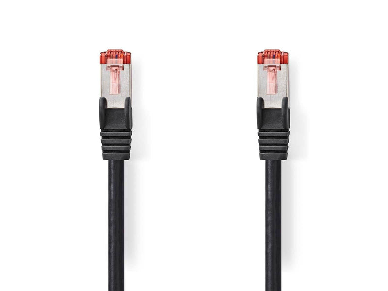 Nedis CCGL85221BK025 networking cable - Schwarz - 0.25 meter
