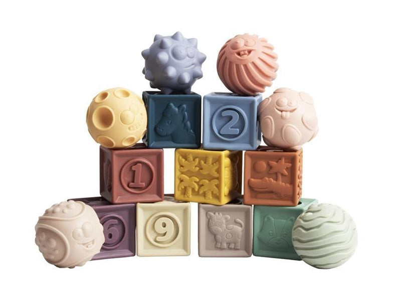 Magni Massage set with building blocks