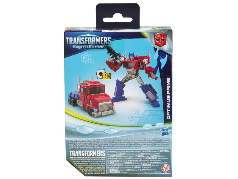 Hasbro Transformers Toys EarthSpark Deluxe Class Optimus Prime Action Figure