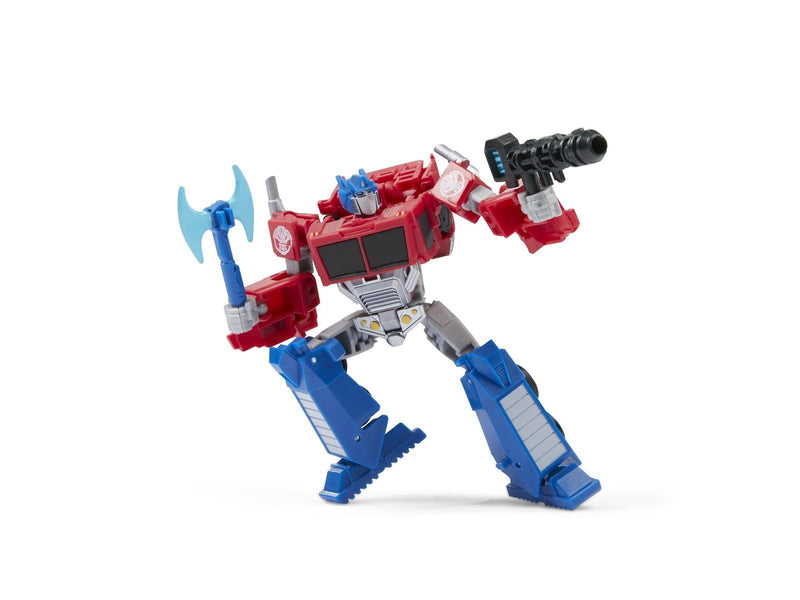 Hasbro Transformers Toys EarthSpark Deluxe Class Optimus Prime Action Figure