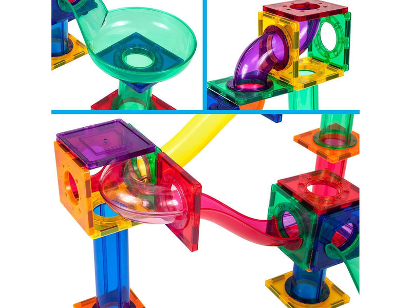 PicassoTiles 50-teiliges Murmelbahn-Set