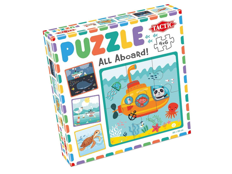 Tactic My First Puzzle 4x6 pcs All Aboard!