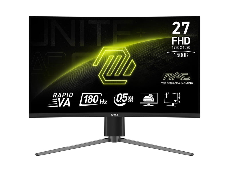 27" MSI MAG 27C6PF - 1920x1080 - 180Hz - Rapid VA