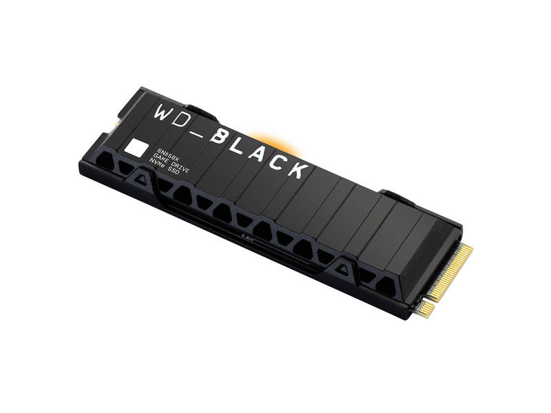 WD Black SN850X SSD - 4TB - M.2 2280 - PCIe 4.0 - Mit Kühlkörper