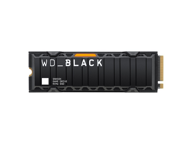 WD Black SN850X SSD - 4TB - M.2 2280 - PCIe 4.0 - Mit Kühlkörper