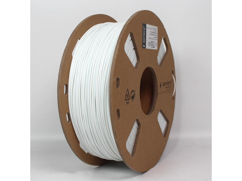 Gembird PLA-FL Filament - White - 1.75mm ø - 1 kg