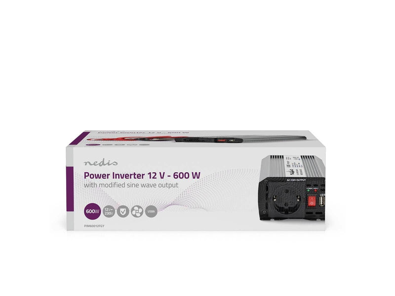 Nedis Power Inverter Modified Sine Wave | Input voltage: 12 V DC