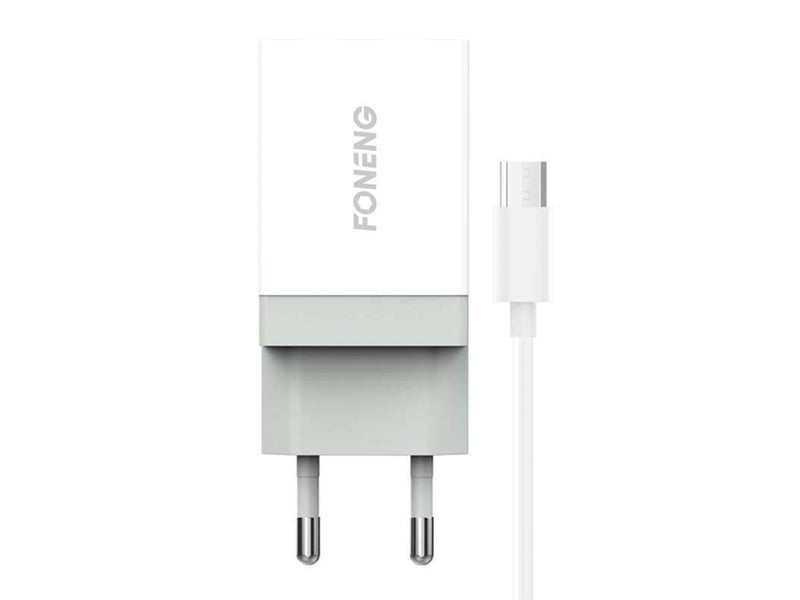 Foneng Fast charger  1x USB K210 + Micro USB cable - 2.1 amp