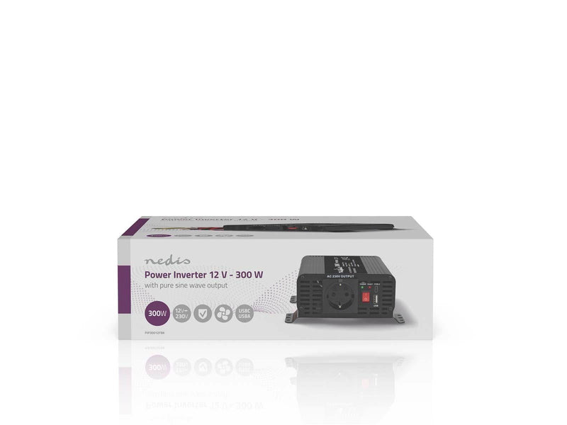 Nedis Power Inverter Pure Sine Wave | Input voltage: 12 V DC