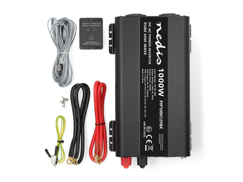 Nedis Power Inverter Pure Sine Wave | Input voltage: 12 V DC