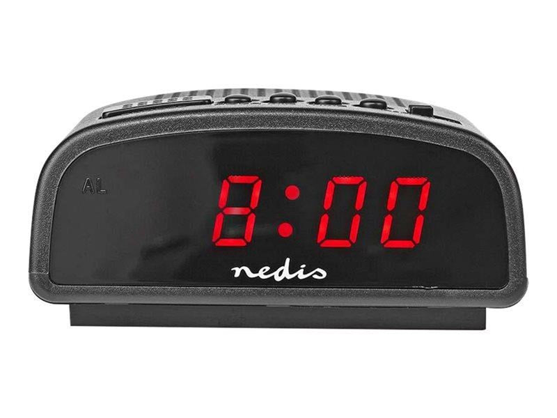 Nedis - alarm clock - electronic - desktop - black