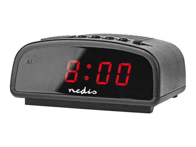 Nedis - alarm clock - electronic - desktop - black