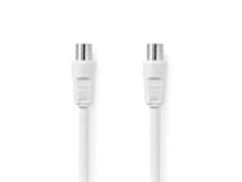 Nedis Coax Cable | IEC (Coax) Male | IEC (Coax) Female | Nickel Plated
