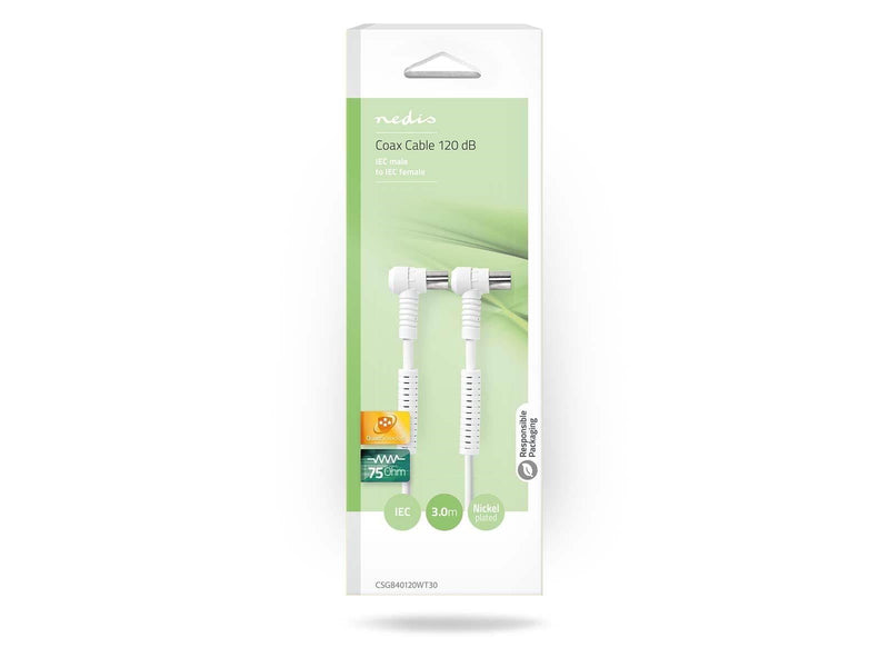 Nedis CSGB40120WT30 coaxial cable