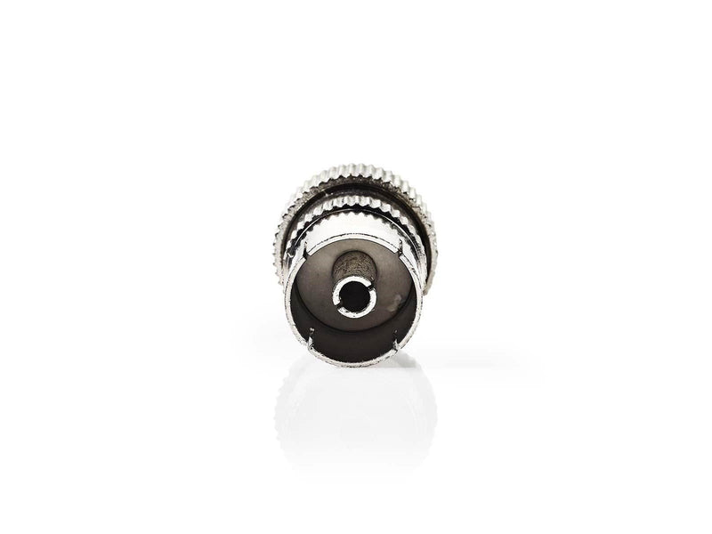 Nedis IEC (Coax) Connector | Straight | Female | Nickel Plated | 75 Ohm
