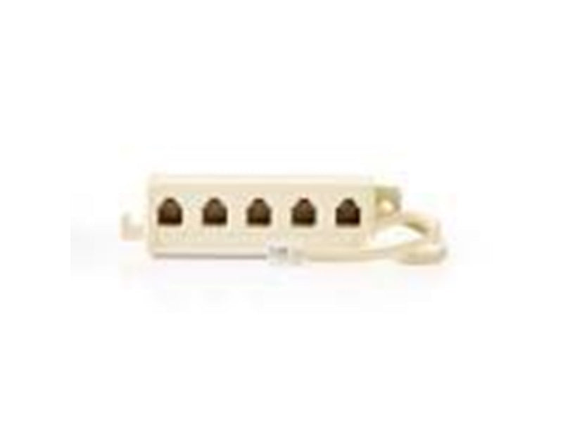 Nedis Telecom Extension Cable | RJ11 Male | 5x RJ11 (4/6) Female