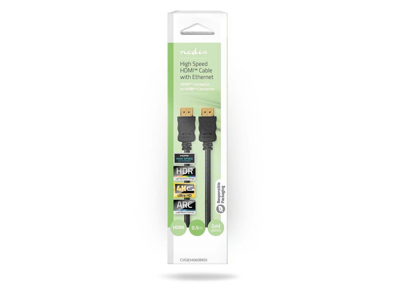 Nedis High Speed HDMI Cable with Ethernet | HDMI™ Connector | HDMI™ Connector