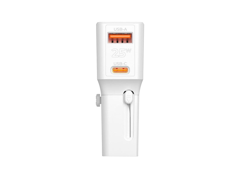 Mobile Origin Travel adapter 25W EU/US/UK/AU whi