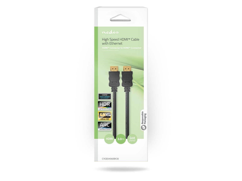 Nedis High Speed HDMI Cable with Ethernet | HDMI™ Connector | HDMI™ Connector