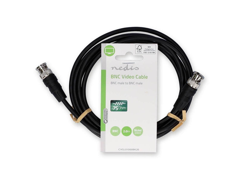 Nedis CVGL01000BK20 coaxial cable