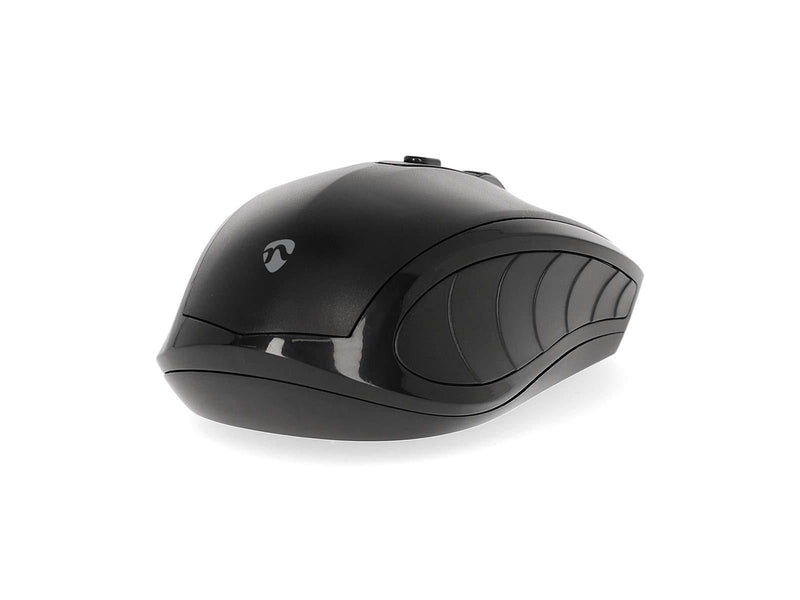 Nedis Mouse | Wireless | 800 / 1200 / 1600 dpi | Adjustable DPI - Maus (Schwarz)