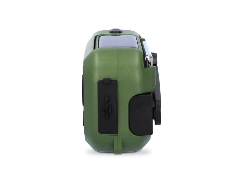 Nedis Emergency radio - DAB+/FM - Dynamo - Solar- 2500mAh Powerbank - DAB+/FM - Mono - Grün